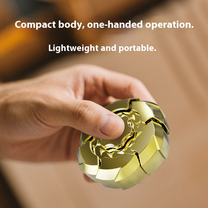 New Alloy Burst Magnetic Suction Opening Armor Finger Top Spinning Top Unique Design & Colorful Appearance With Metal Gift Box