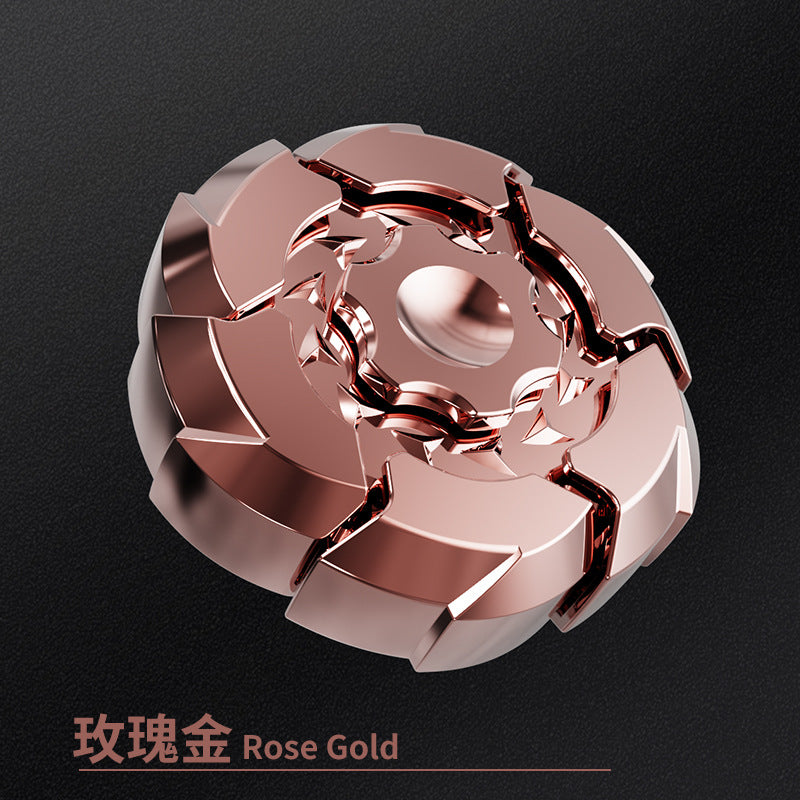 New Alloy Burst Magnetic Suction Opening Armor Finger Top Spinning Top Unique Design & Colorful Appearance With Metal Gift Box