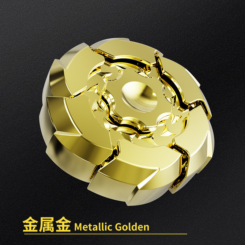New Alloy Burst Magnetic Suction Opening Armor Finger Top Spinning Top Unique Design & Colorful Appearance With Metal Gift Box