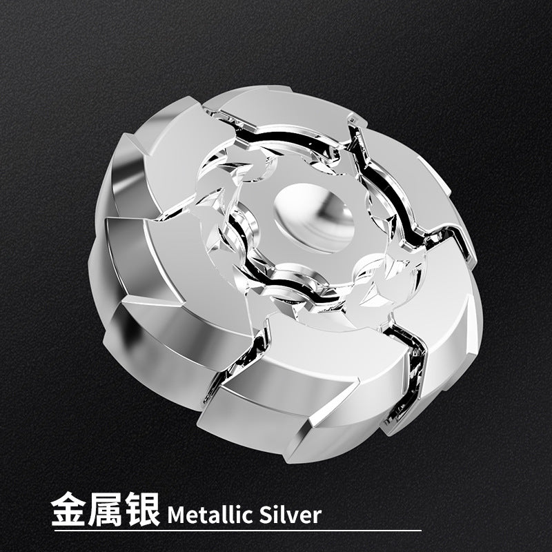 New Alloy Burst Magnetic Suction Opening Armor Finger Top Spinning Top Unique Design & Colorful Appearance With Metal Gift Box