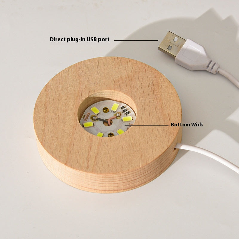 Support customization Crystal Ball Planet Shape Night Lamp for Bedside Table & Desktop Decorative Lighting Gift Souvenir