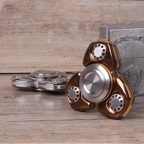 004 Premium Metal Fidget Spinner with Gift Box - High-End EDC Toy & Perfect Present