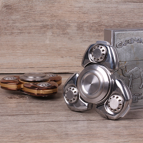 004 Premium Metal Fidget Spinner with Gift Box - High-End EDC Toy & Perfect Present