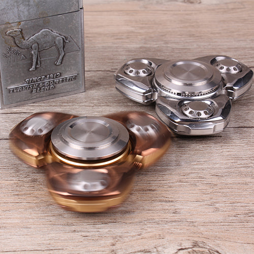 004 Premium Metal Fidget Spinner with Gift Box - High-End EDC Toy & Perfect Present