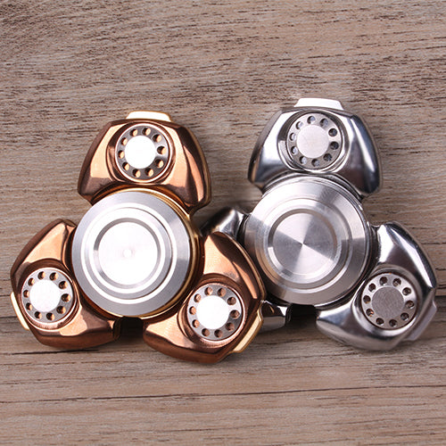 004 Premium Metal Fidget Spinner with Gift Box - High-End EDC Toy & Perfect Present