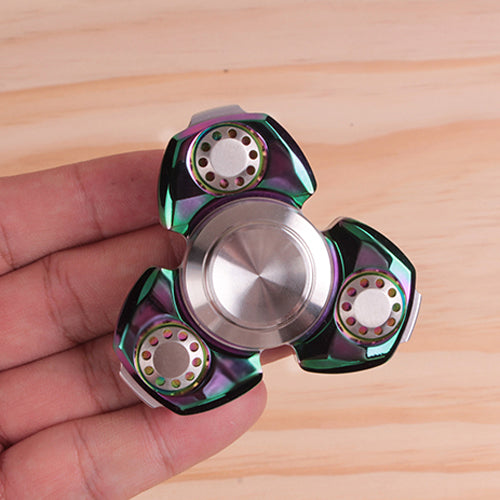 004 Premium Metal Fidget Spinner with Gift Box - High-End EDC Toy & Perfect Present