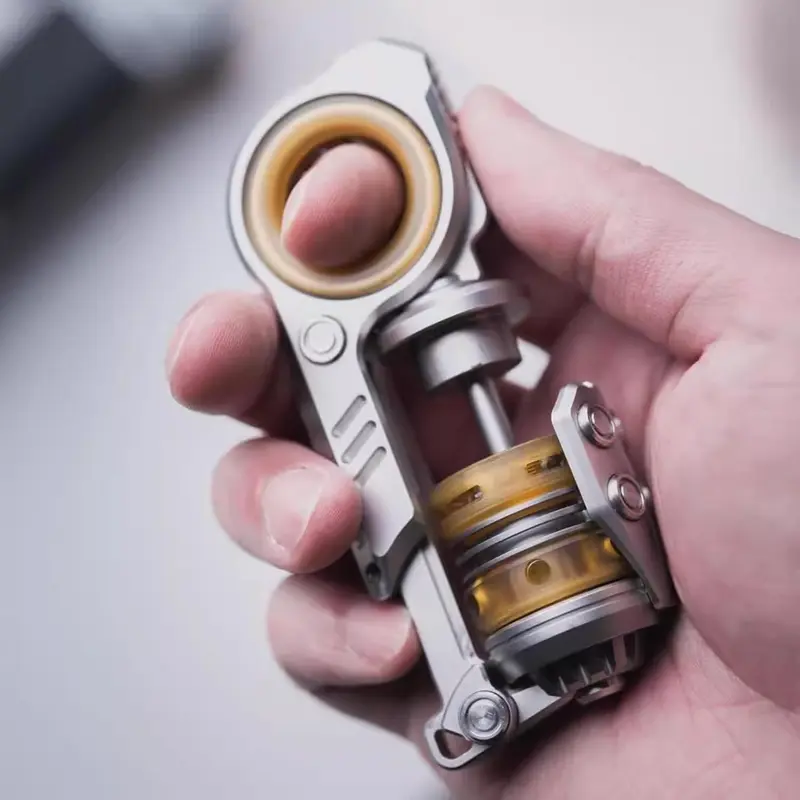 003 Fidget Toy Stainless Steel + PEI EDC Toy Multiple Ways to Play Decompression Toy