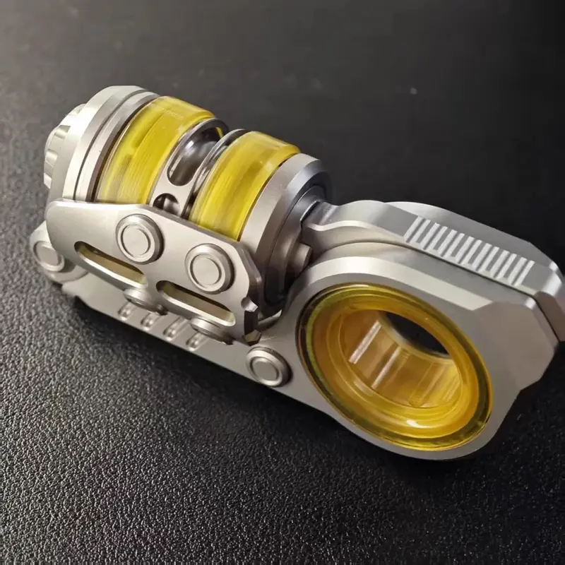 003 Fidget Toy Stainless Steel + PEI EDC Toy Multiple Ways to Play Decompression Toy