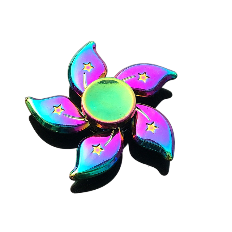 Rainbow Botanical Fidget Spinner Collection - Metallic Petals