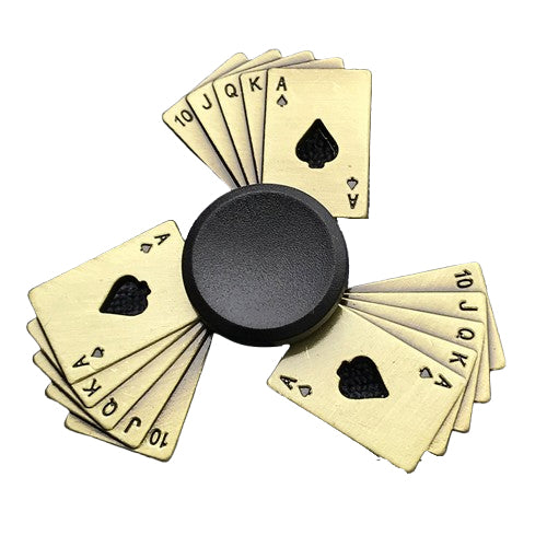 Vintage Bronze Fidget Spinner - Metal Spinner with Smooth Grip