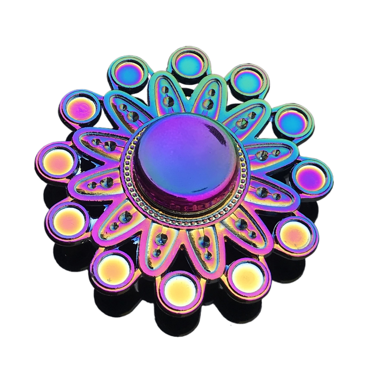 Rainbow Botanical Fidget Spinner Collection - Metallic Petals