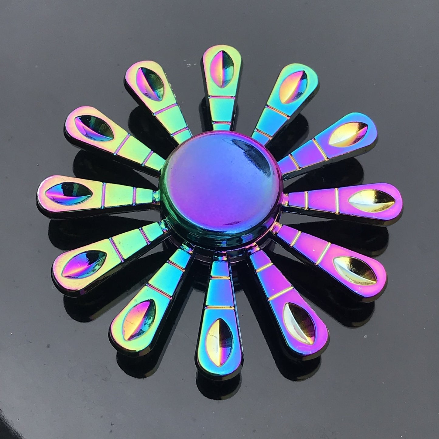 Rainbow Animal Kingdom Fidget Spinner - Metal & Plastic Comfort Grip