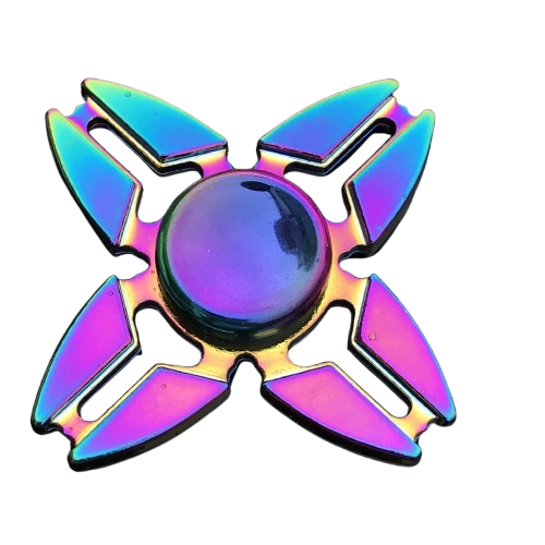 Rainbow Animal Kingdom Fidget Spinner - Metal & Plastic Comfort Grip