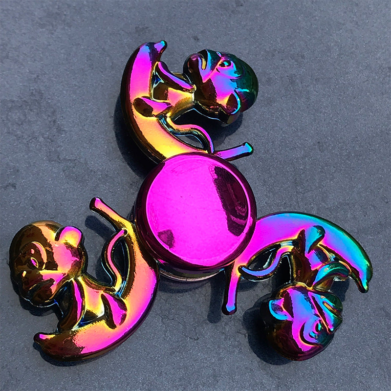 Rainbow Animal Kingdom Fidget Spinner - Metal & Plastic Comfort Grip