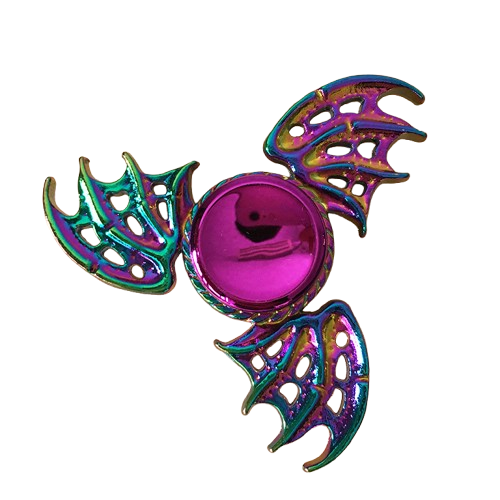 Rainbow Animal Kingdom Fidget Spinner - Metal & Plastic Comfort Grip