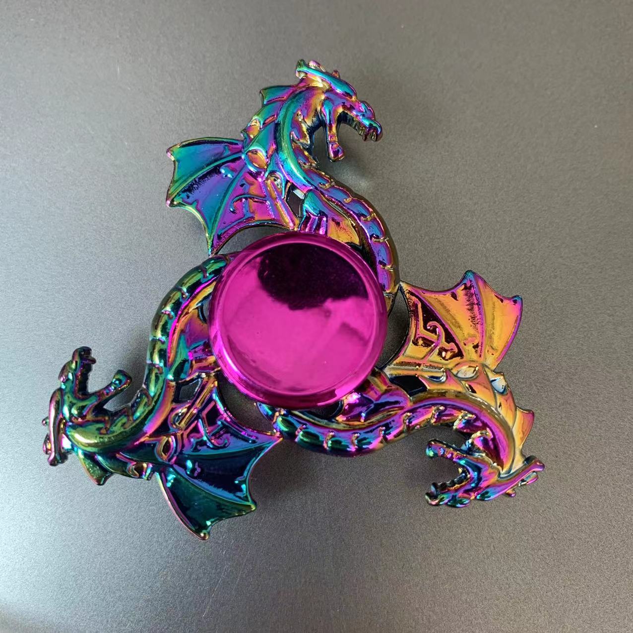Rainbow Animal Kingdom Fidget Spinner - Metal & Plastic Comfort Grip
