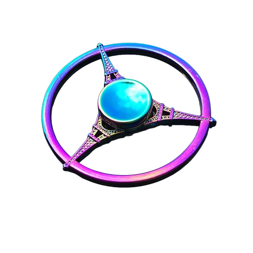 Eiffel Tower Fidget Spinner - Metal Paris Landmark