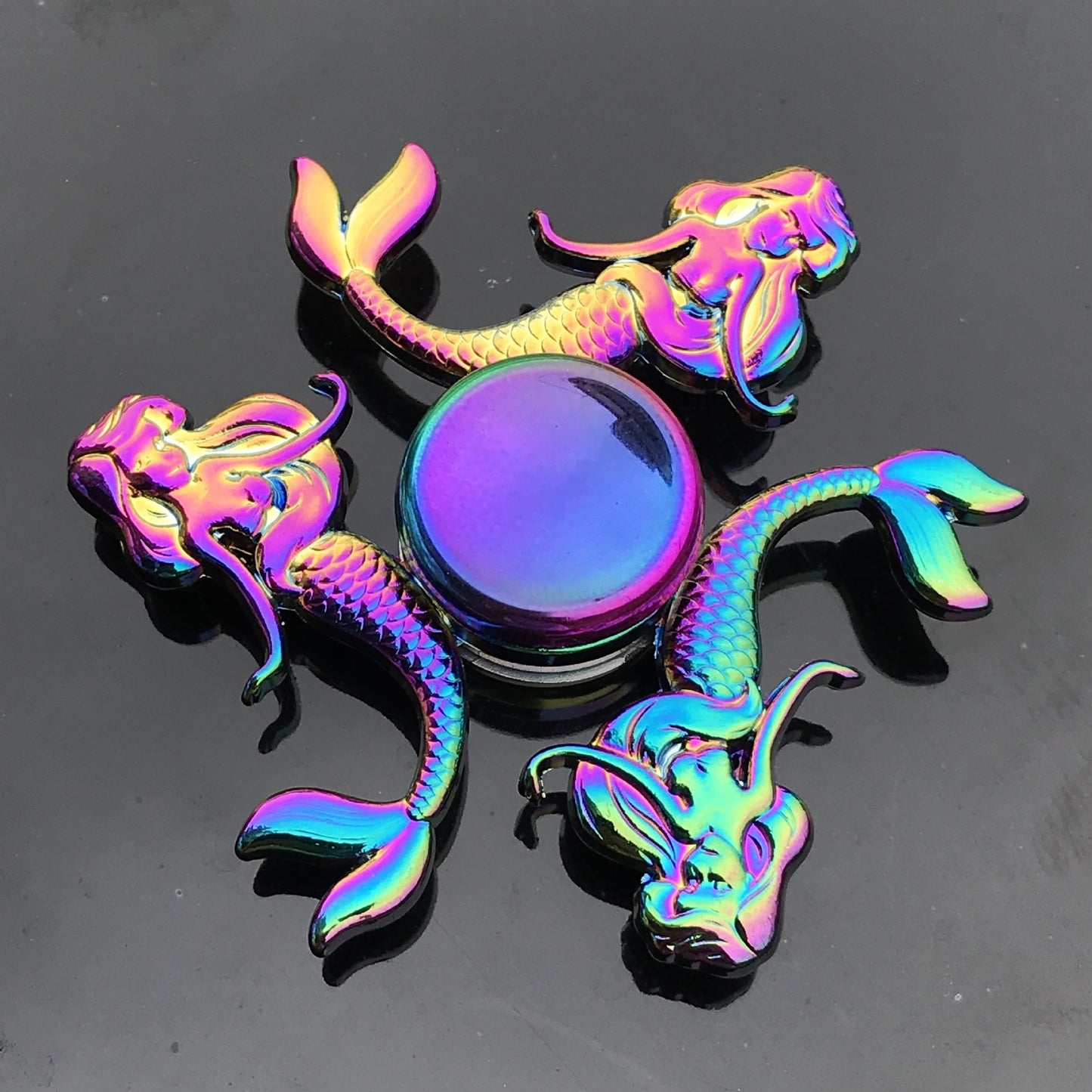 Rainbow Animal Kingdom Fidget Spinner - Metal & Plastic Comfort Grip