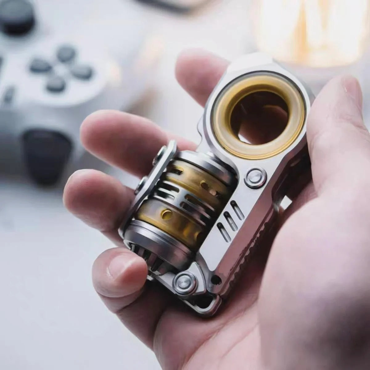 003 Fidget Toy Stainless Steel + PEI EDC Toy Multiple Ways to Play Decompression Toy